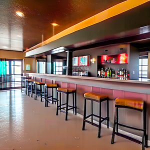 bar area